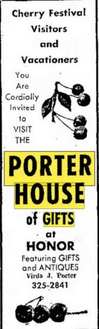 Porter House of Gifts - July 1972 Ad